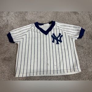 Vintage MLB Yankees Toddler Girl Toddler Boy Jersey Shirt 4T 3T New York